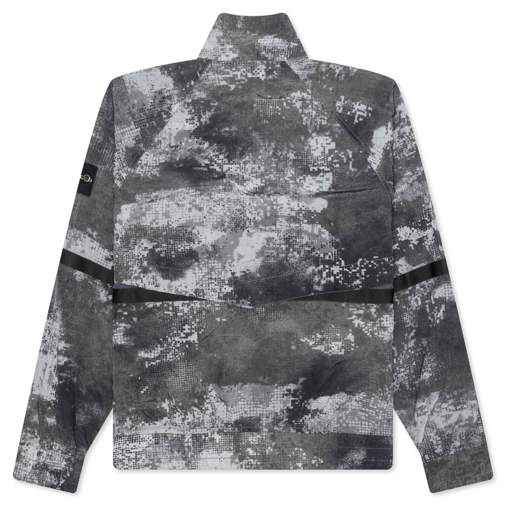 Stone Island Dissolving Grid Camo Jacket - Grey