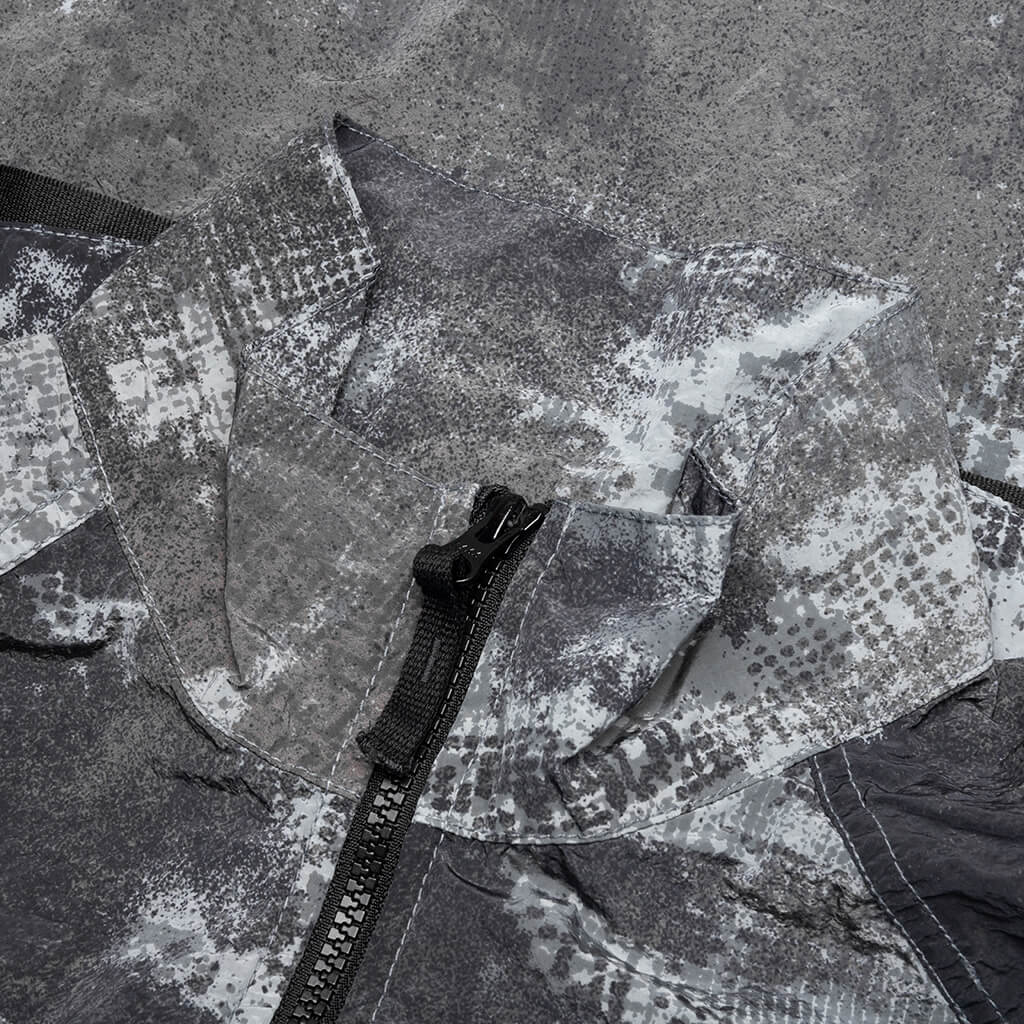 Stone Island Dissolving Grid Camo Jacket - Grey