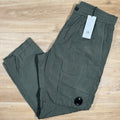 CP Company Chrome-R Loose Cargo Pants in Grape Leaf Ironleague