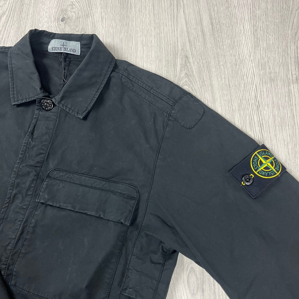 Stone Island Overshirt - Black Ironleague