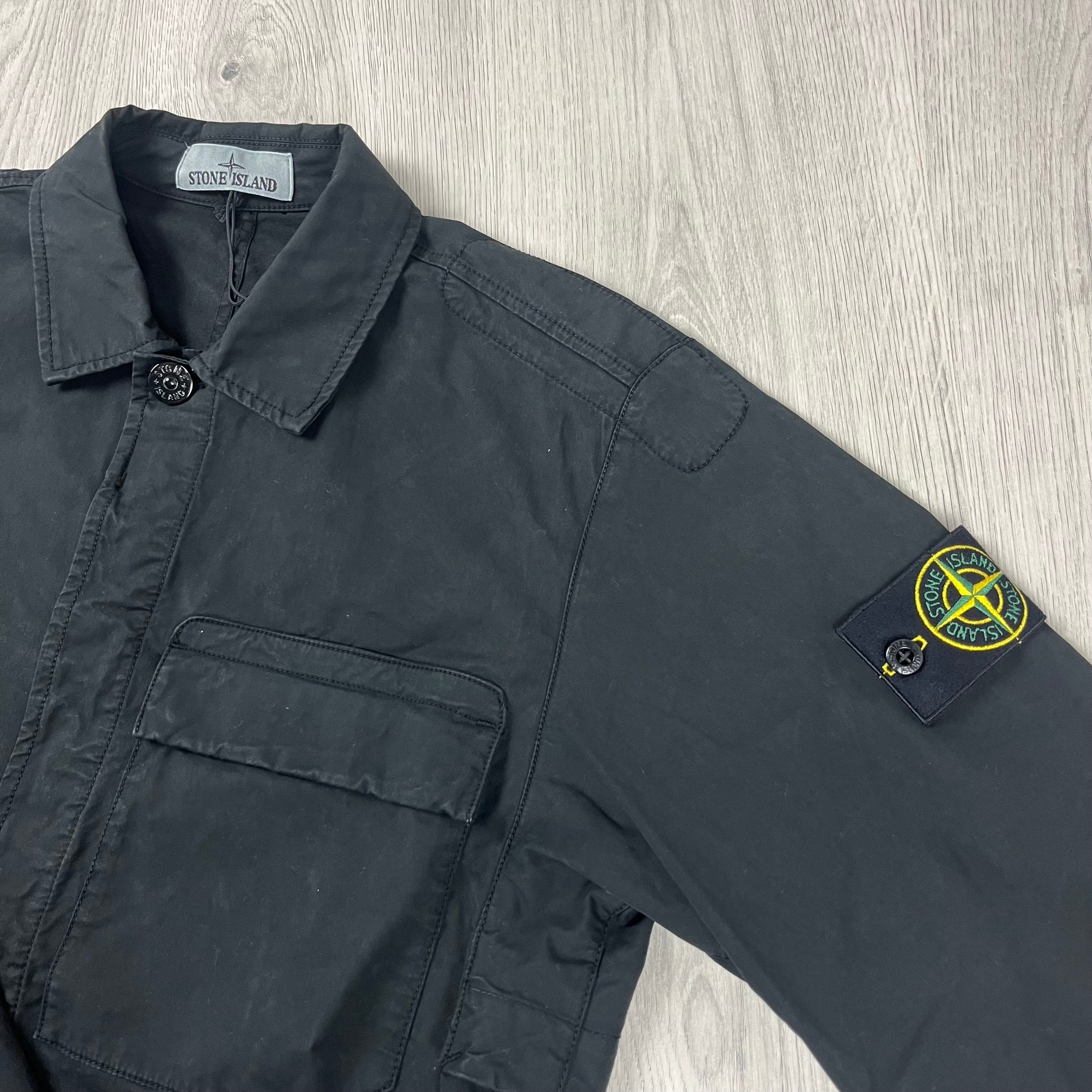 Stone Island Overshirt - Black Ironleague