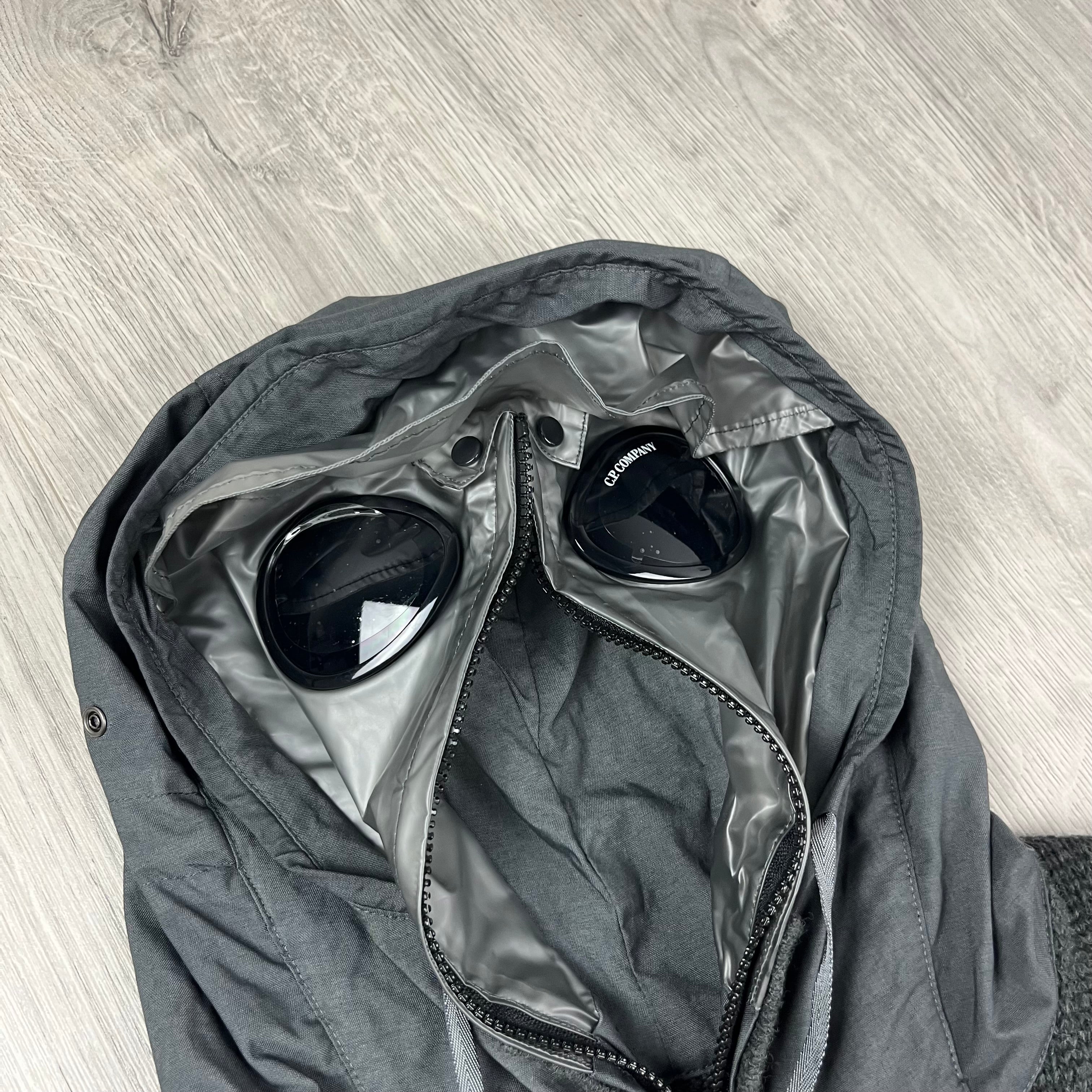 CP Company Knit Explorer Hoodie - Dark Shadow Ironleague