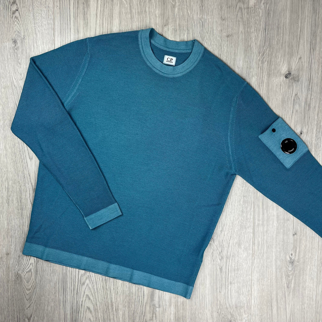 CP Company Knit Sweatshirt - Aegean Blue Ironleague
