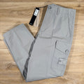 Stone Island Weatherproof Ghost Cargo Trousers in Dust Grey Ironleague