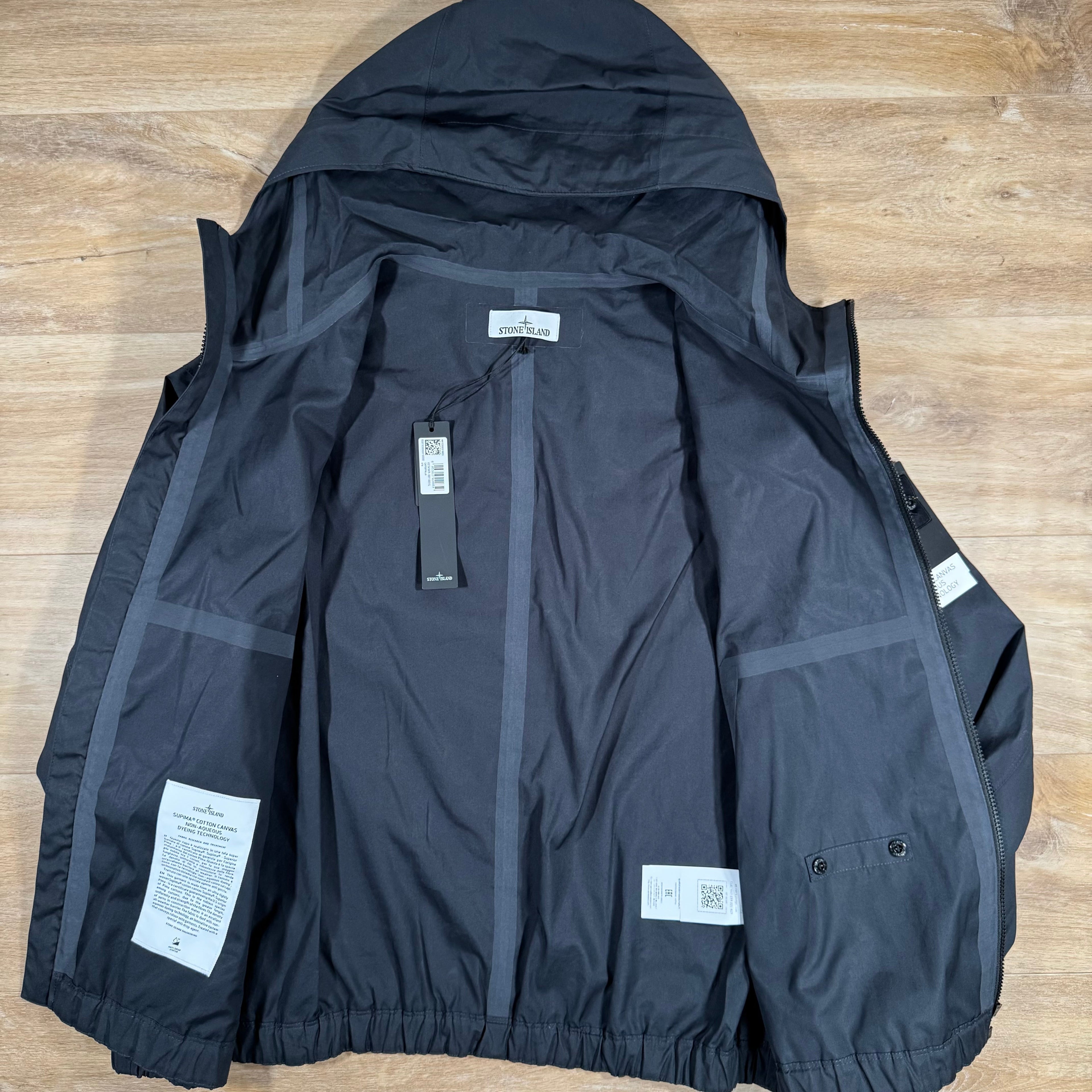 Stone Island Supima Canvas Jacket in Navy Ironleague