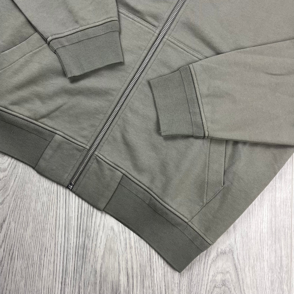 CP Company Raised Fleece Zip Hoodie - Fallen Rock Ironleague