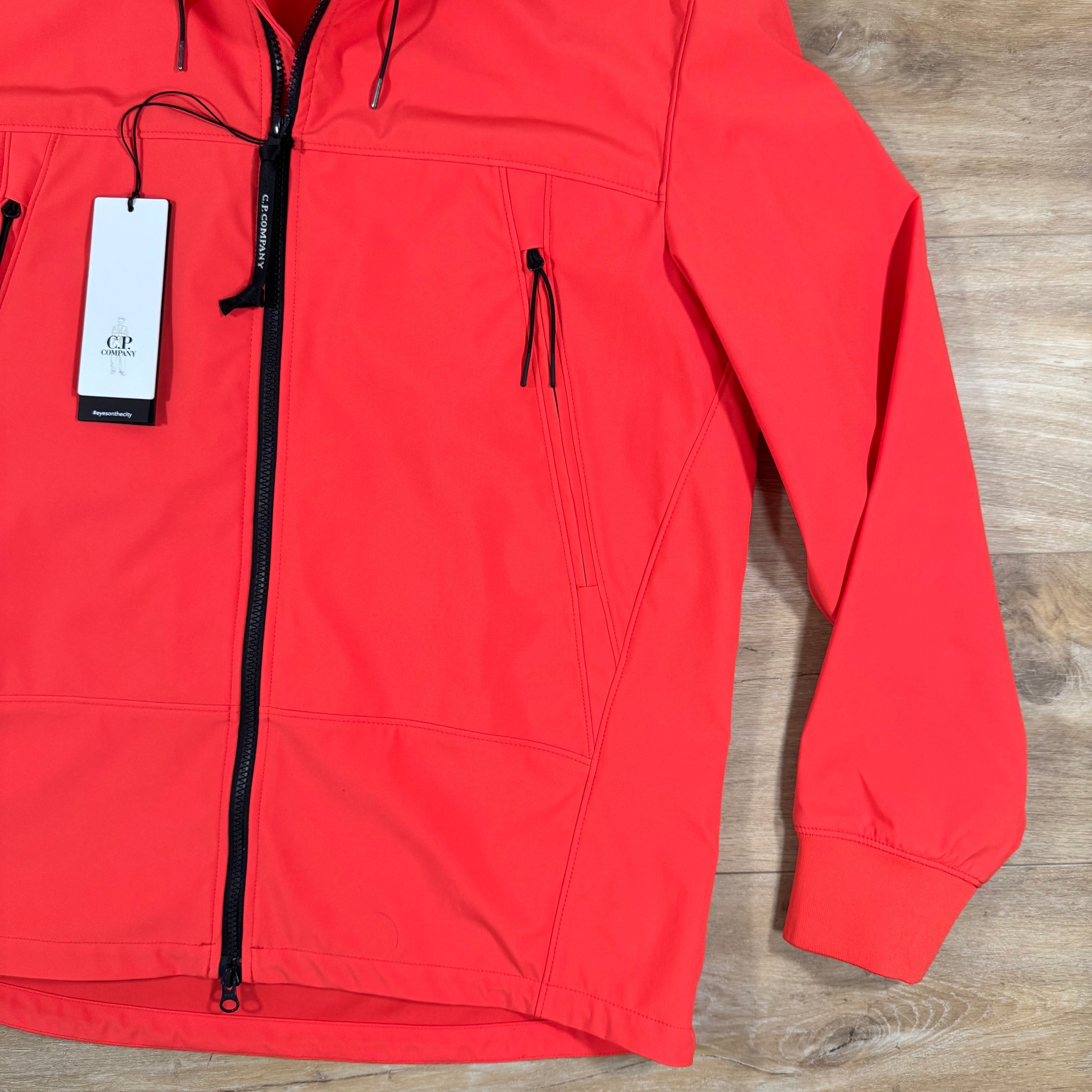 CP Company Shell-R Goggle Jacket in Poinciana Orange Ironleague