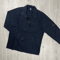 CP Company Zip Overshirt - Navy Ironleague