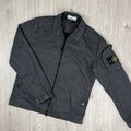 Stone Island Zip Overshirt - Charcoal Ironleague