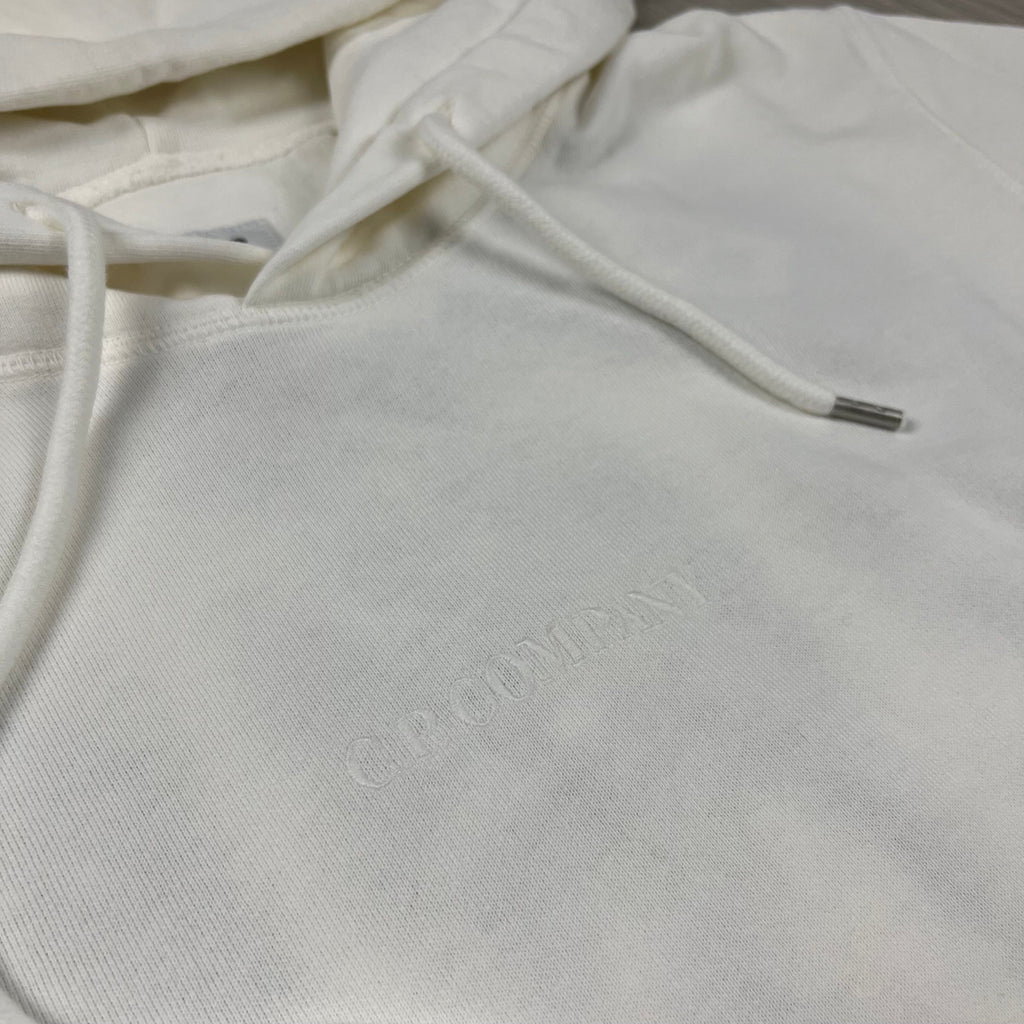 CP Company Graphic Hoodie - White Ironleague