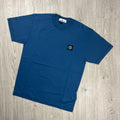 Stone Island Patch T-Shirt - Avio Blue Ironleague