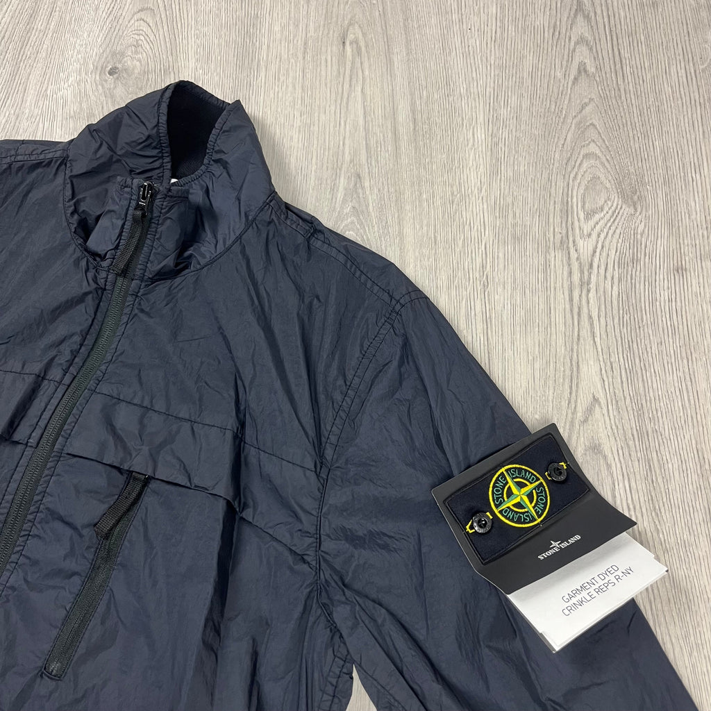 Stone Island Crinkle Reps R-NY Jacket - Navy Ironleague
