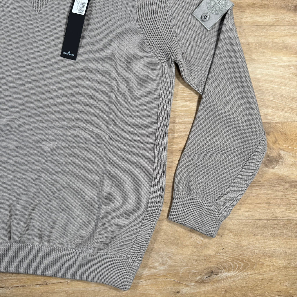 Stone Island Cotton Cashmere Ghost Sweatshirt in Dust Grey Ironleague