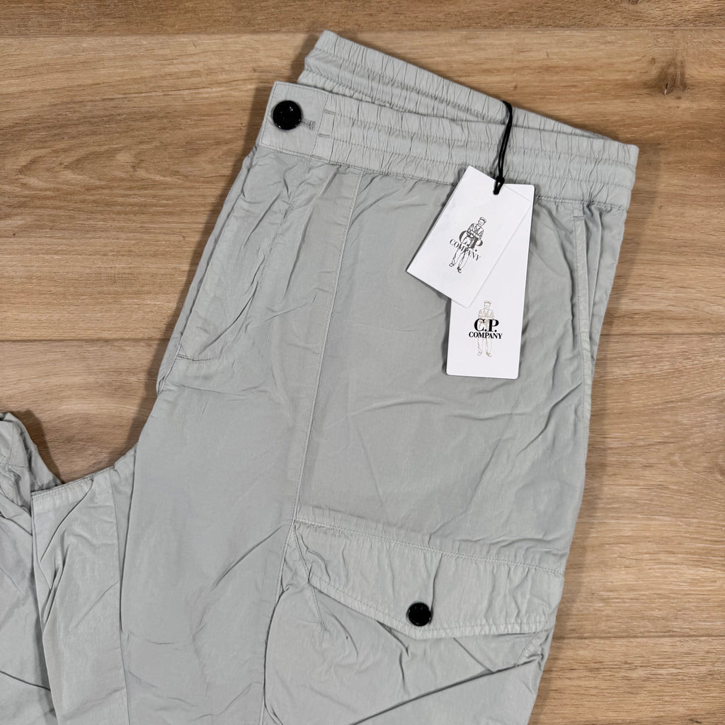 CP Company Chrome-R Cargo Lens Pants in Blue Fox - Grey Ironleague