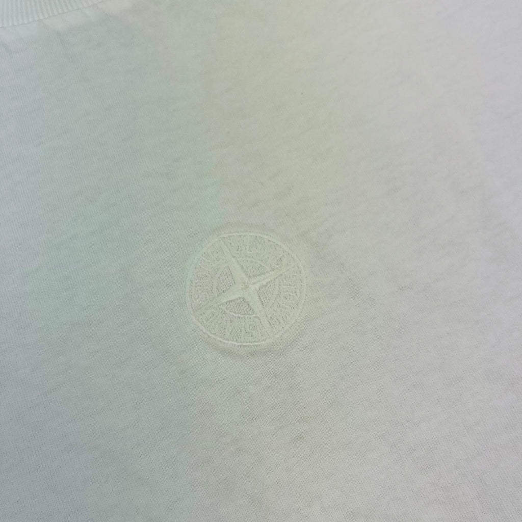 Stone Island Embroidered T-Shirt - White Ironleague