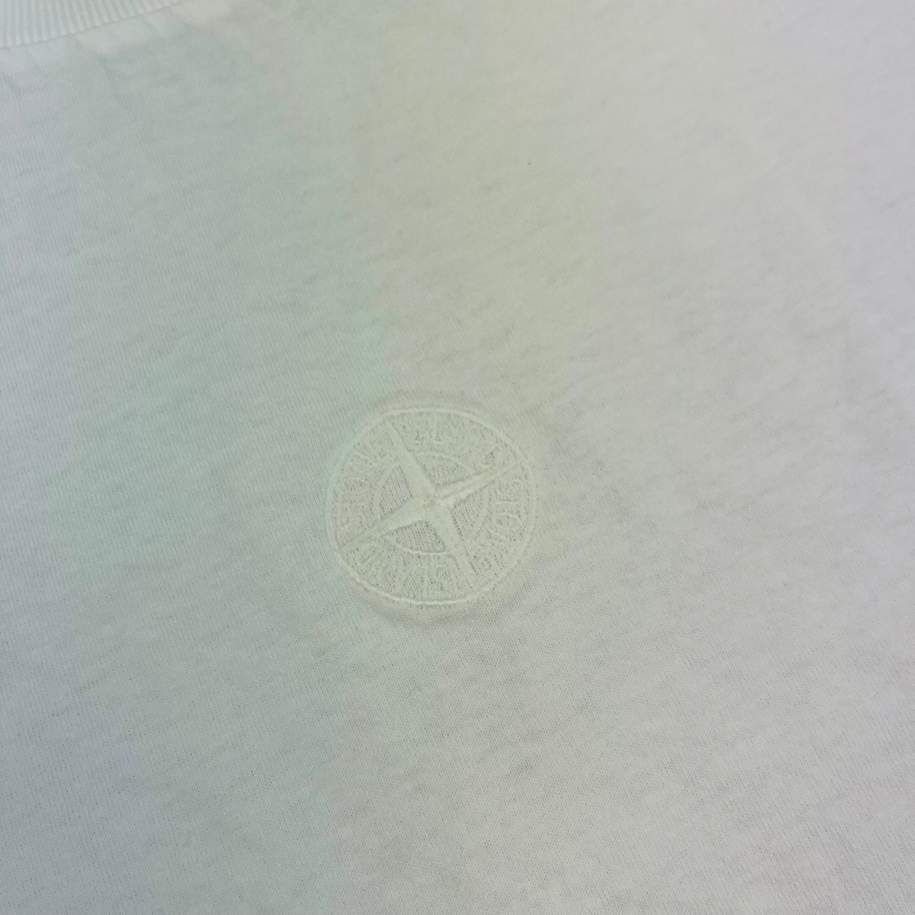 Stone Island Embroidered T-Shirt - White Ironleague