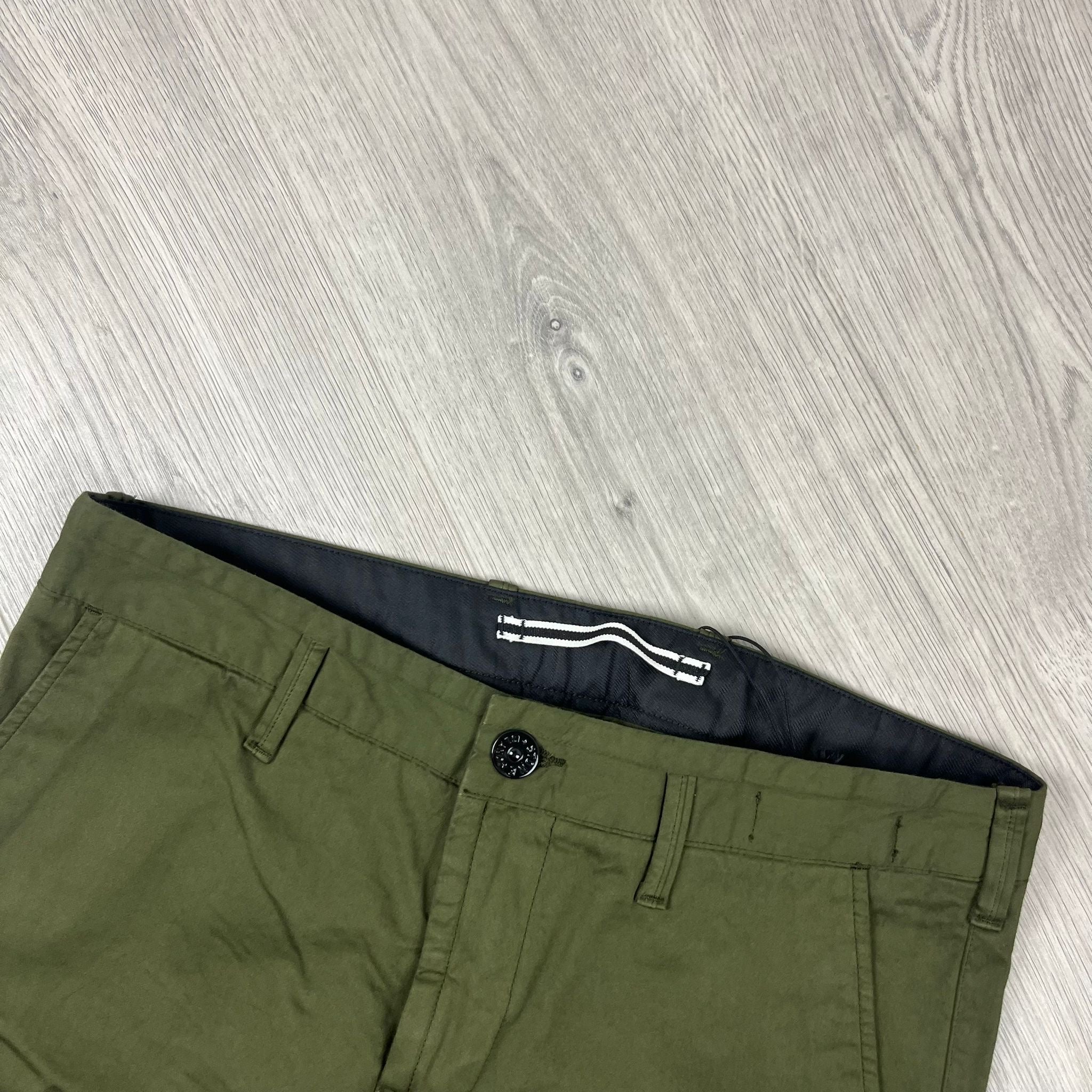 Stone Island Cargo Trousers - Olive Ironleague