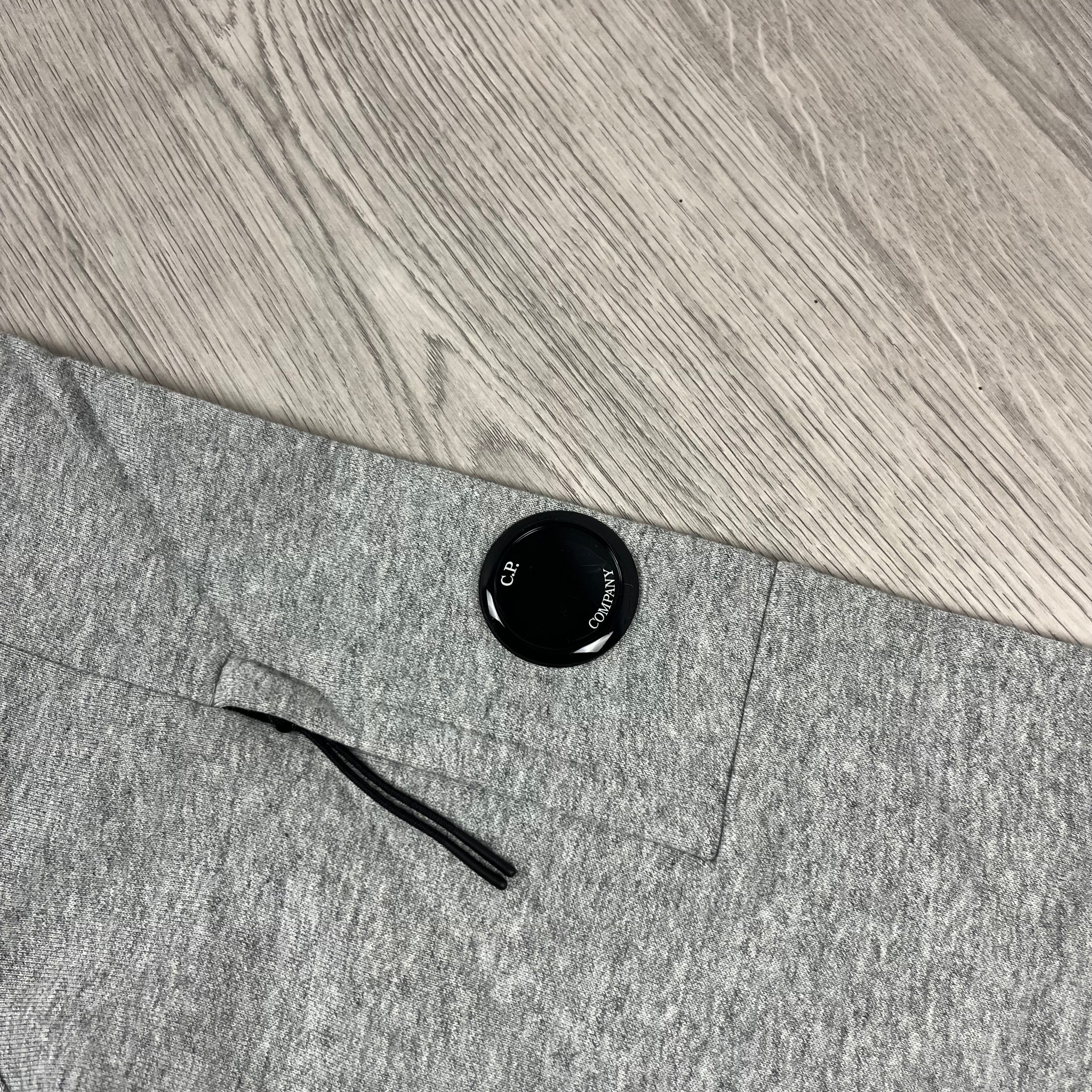 CP Company Raised Fleece Sweatshirt - Grey Ironleague