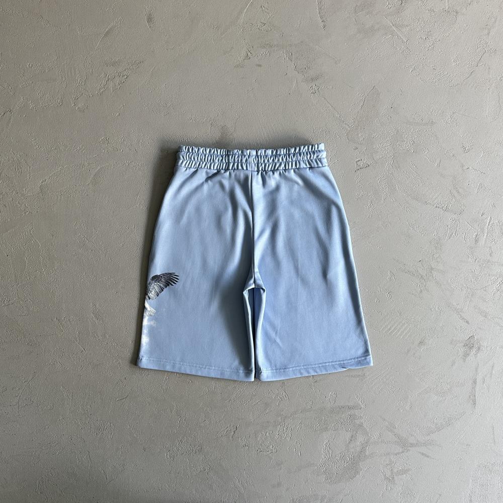Trapstar Eagle Short Set - Sky Blue Ironleague