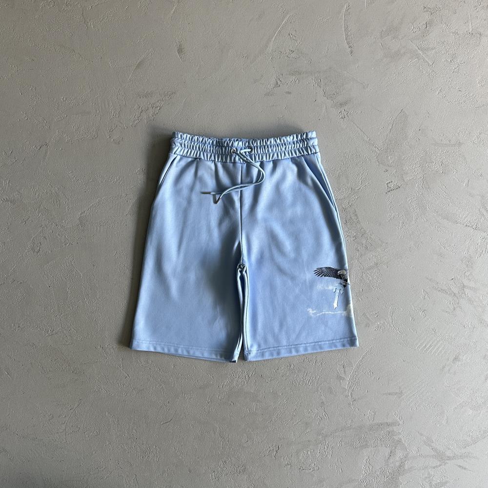 Trapstar Eagle Short Set - Sky Blue Ironleague