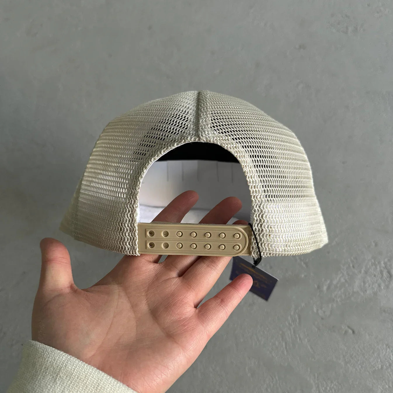 Corteiz Eagle Trucker Cap - Black/Beige Ironleague
