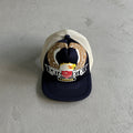 Corteiz Eagle Trucker Cap - Black/Beige Ironleague