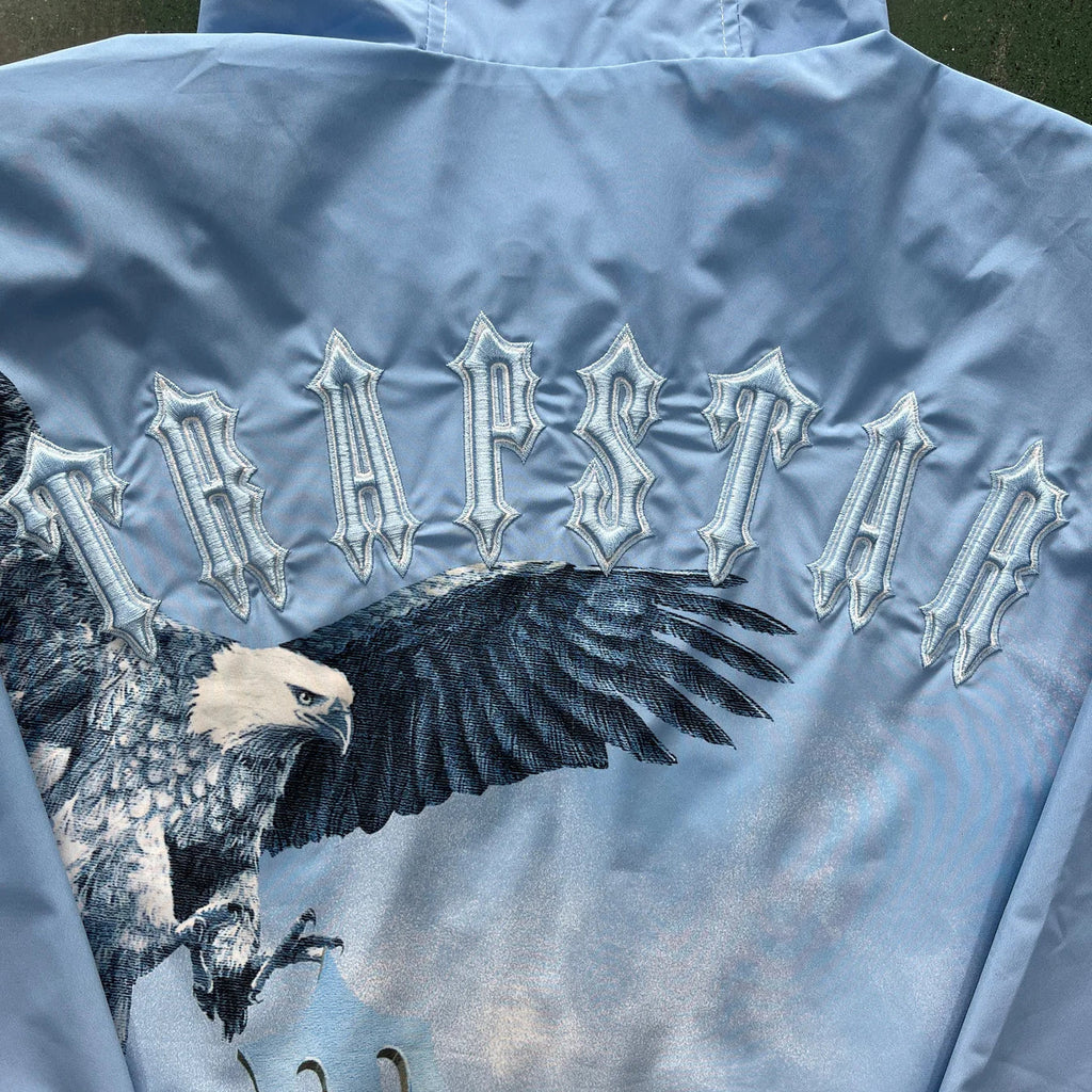 Trapstar Eagle Zip Windbreaker - Sky Blue Ironleague