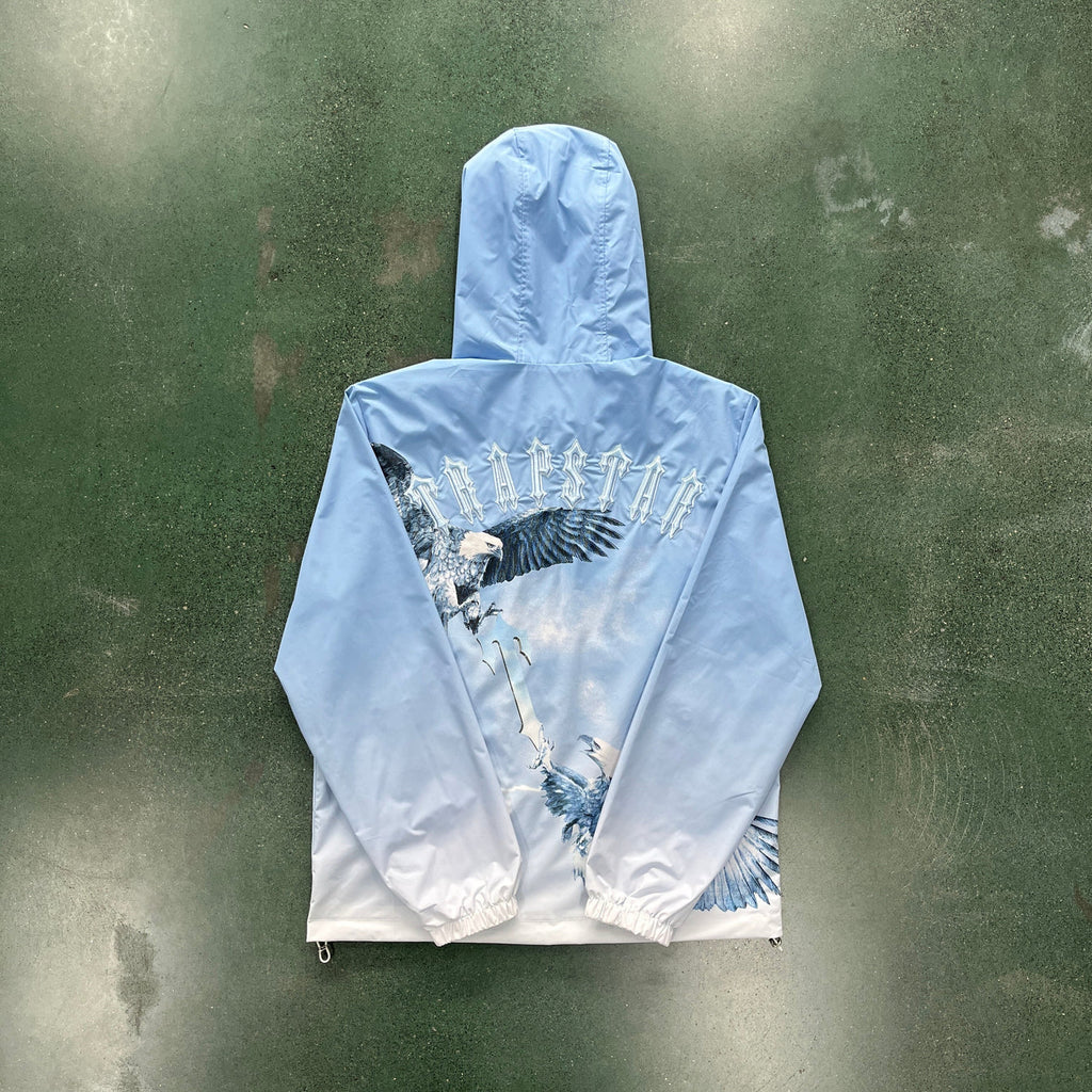 Trapstar Eagle Zip Windbreaker - Sky Blue Ironleague