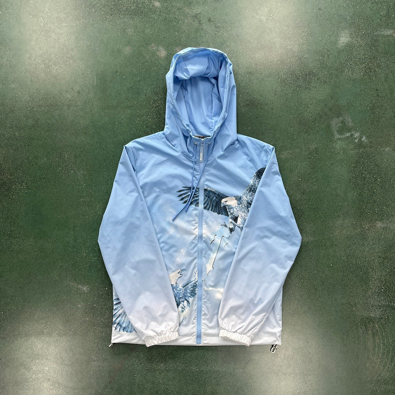 Trapstar Eagle Zip Windbreaker - Sky Blue Ironleague