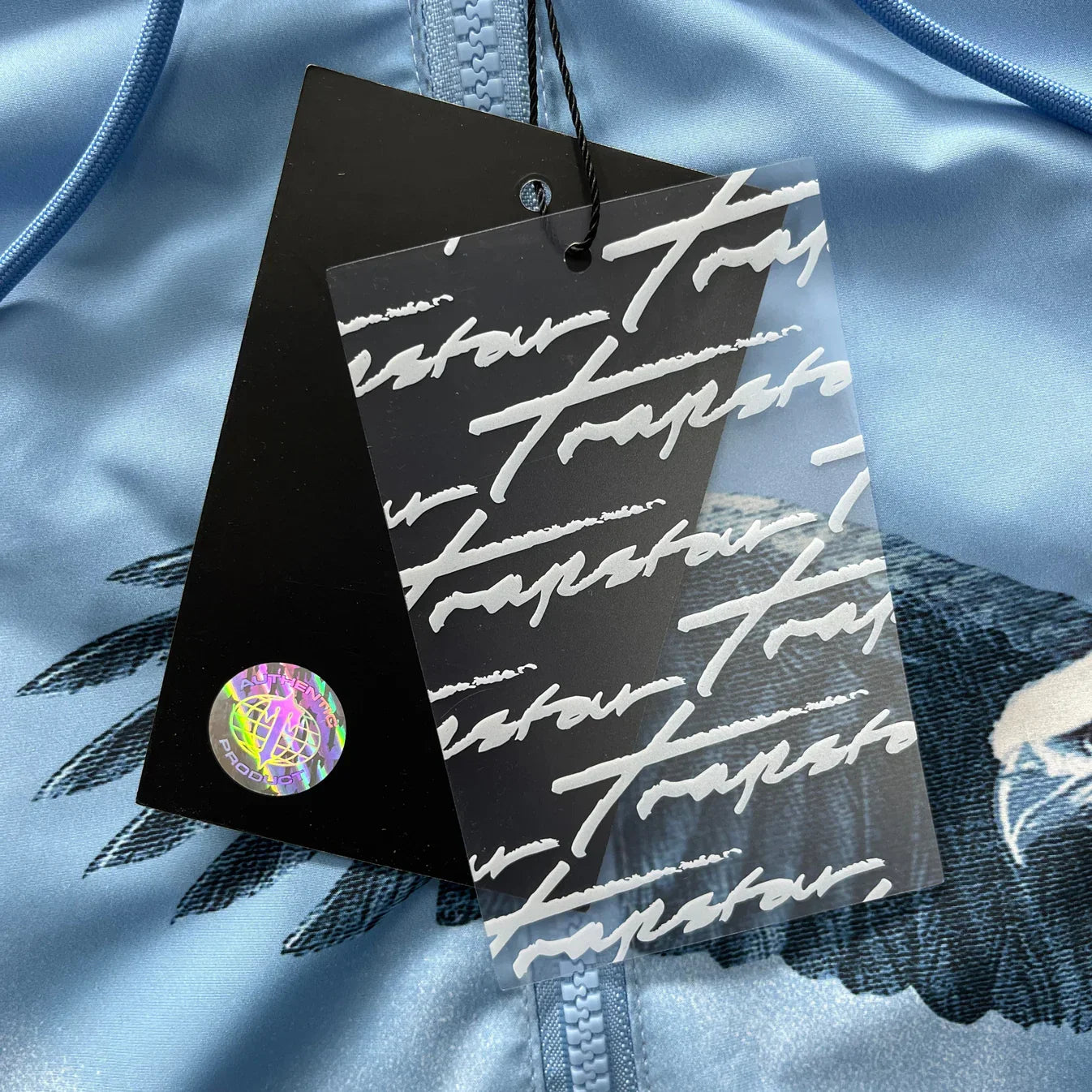 Trapstar Eagle Zip Windbreaker - Sky Blue Ironleague