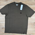 CP Company 30/1 Jersey Logo Patch T-Shirt in Ivy Green Ironleague