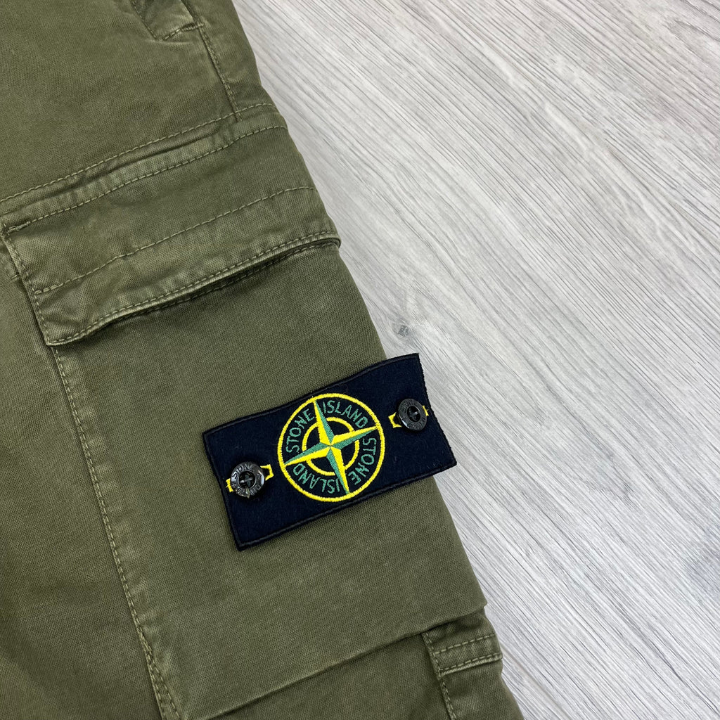 Stone Island Cargo Trousers - Military Ironleague