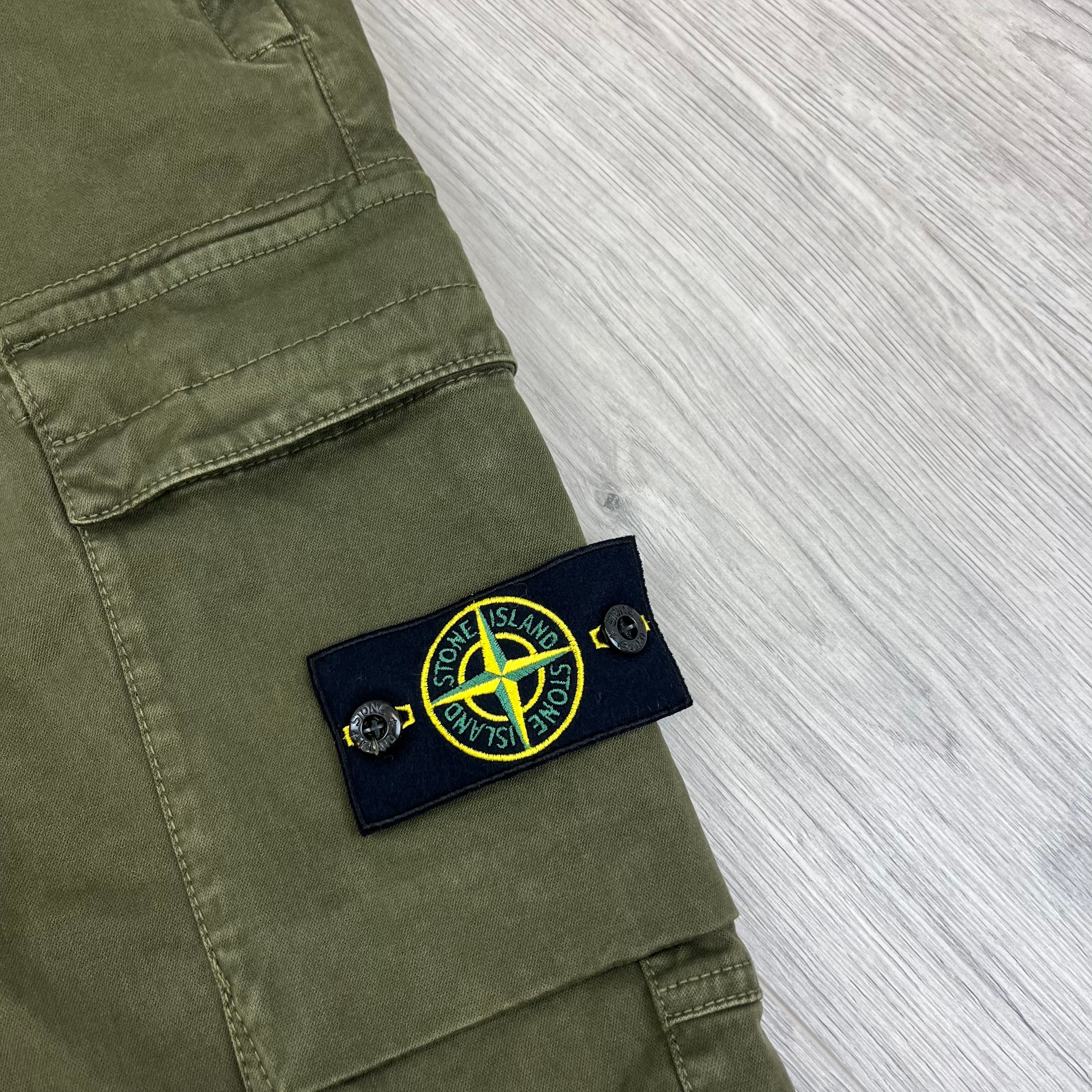 Stone Island Cargo Trousers - Military Ironleague