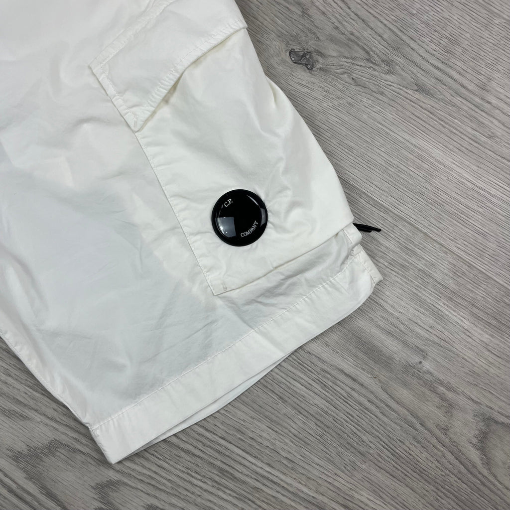 CP Company Cargo Shorts - White Ironleague
