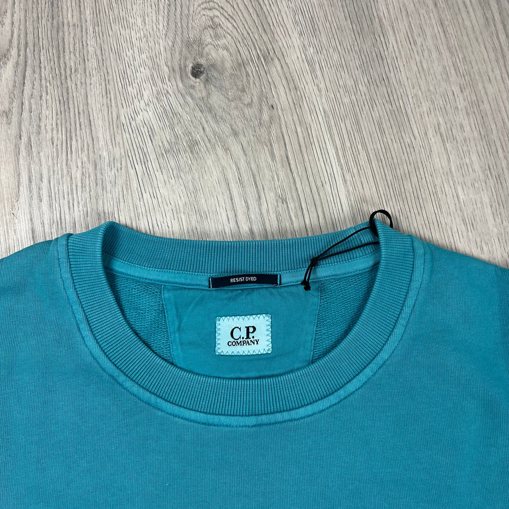 CP Company Patch Sweatshirt - Tile Blue Ironleague