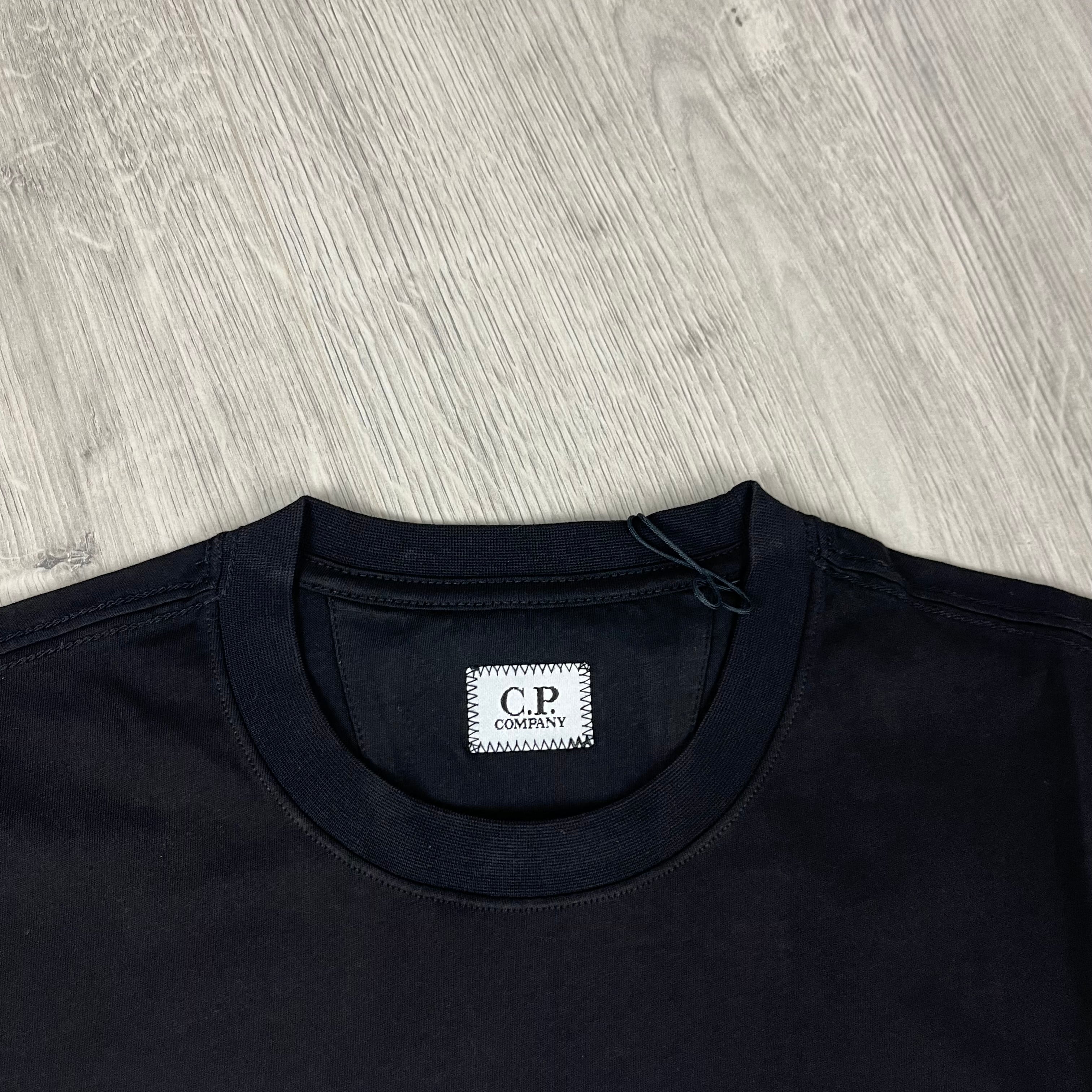 CP Company Stamp T-Shirt - Black Ironleague