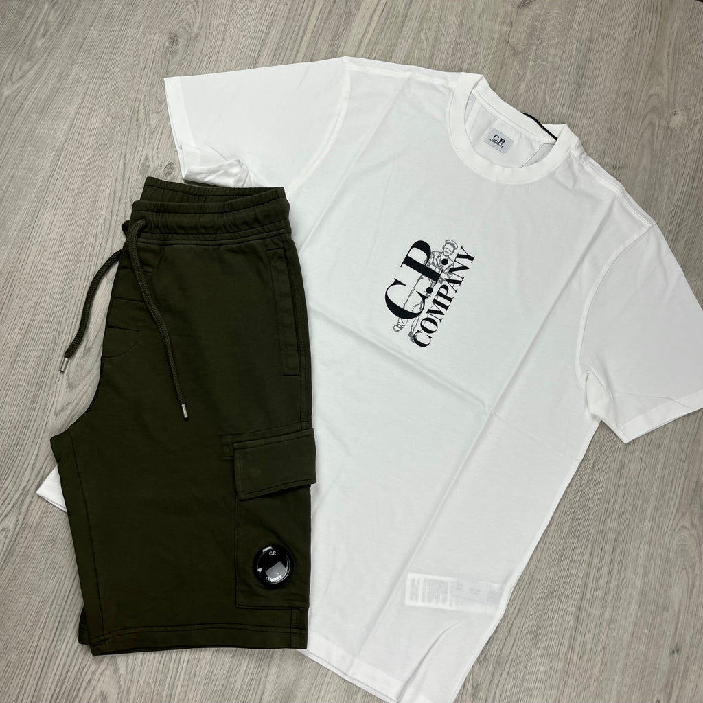 CP Company Set - White/Ivy Ironleague