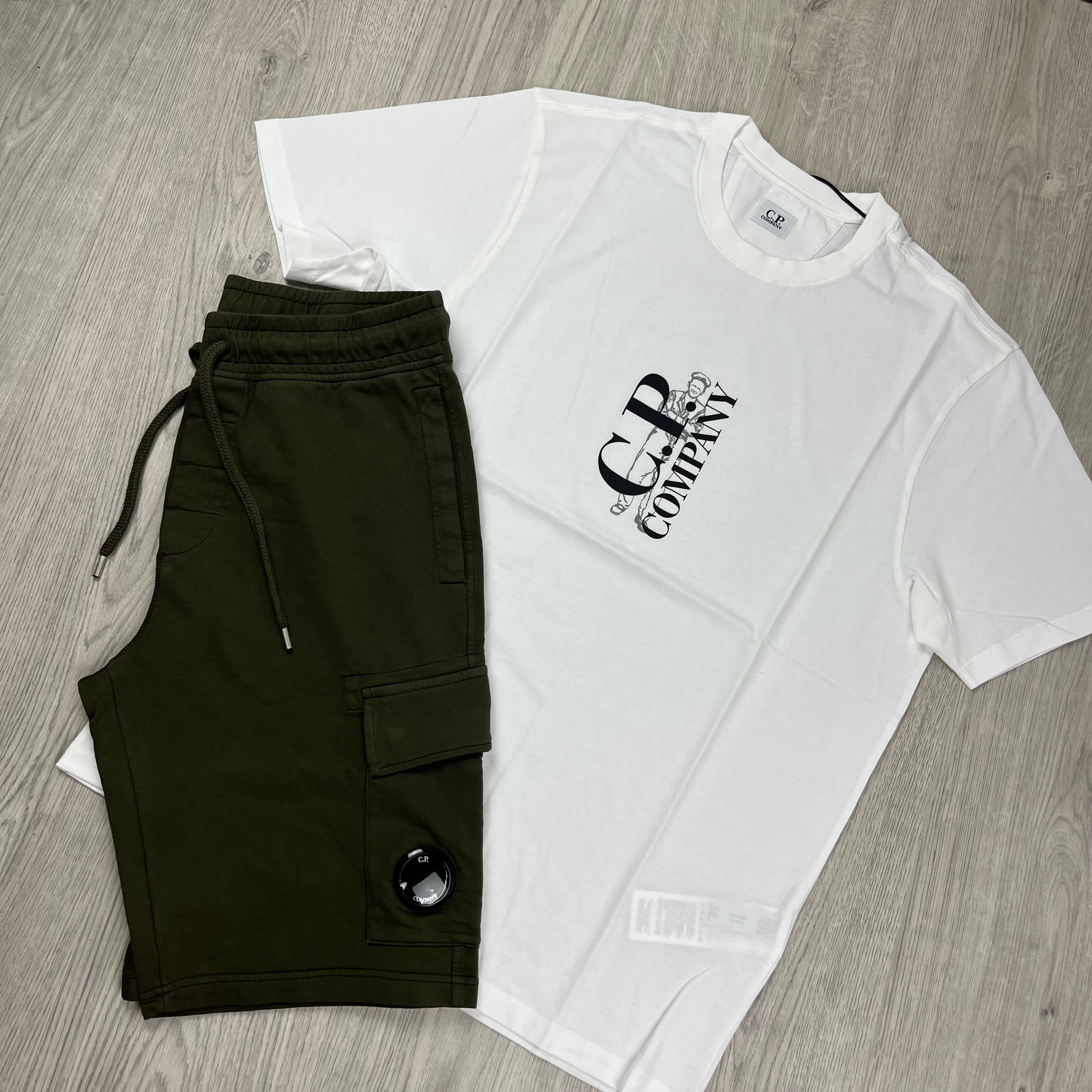CP Company Set - White/Ivy Ironleague