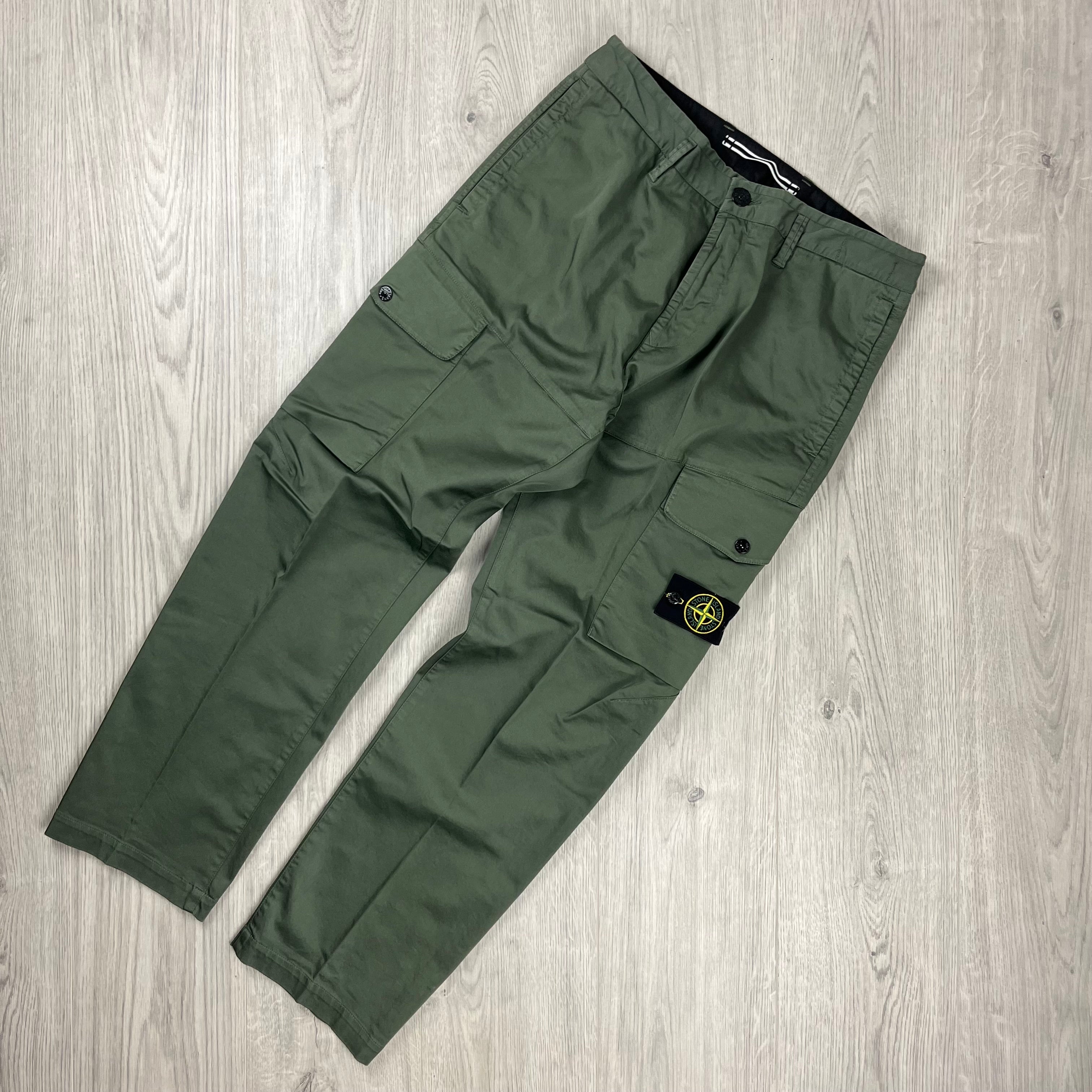 Stone Island Cargo Trousers - Musk Ironleague