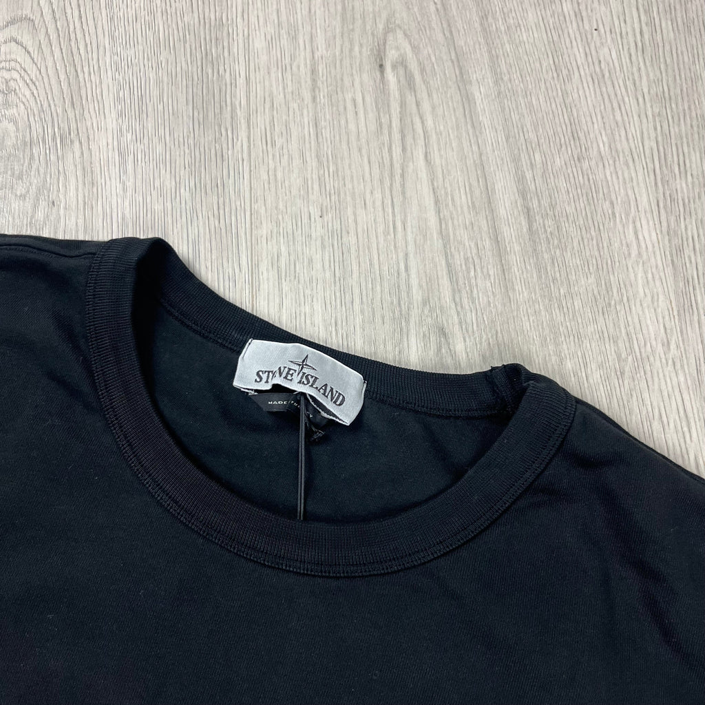 Stone Island Dyed Sweatshirt - Black Ironleague