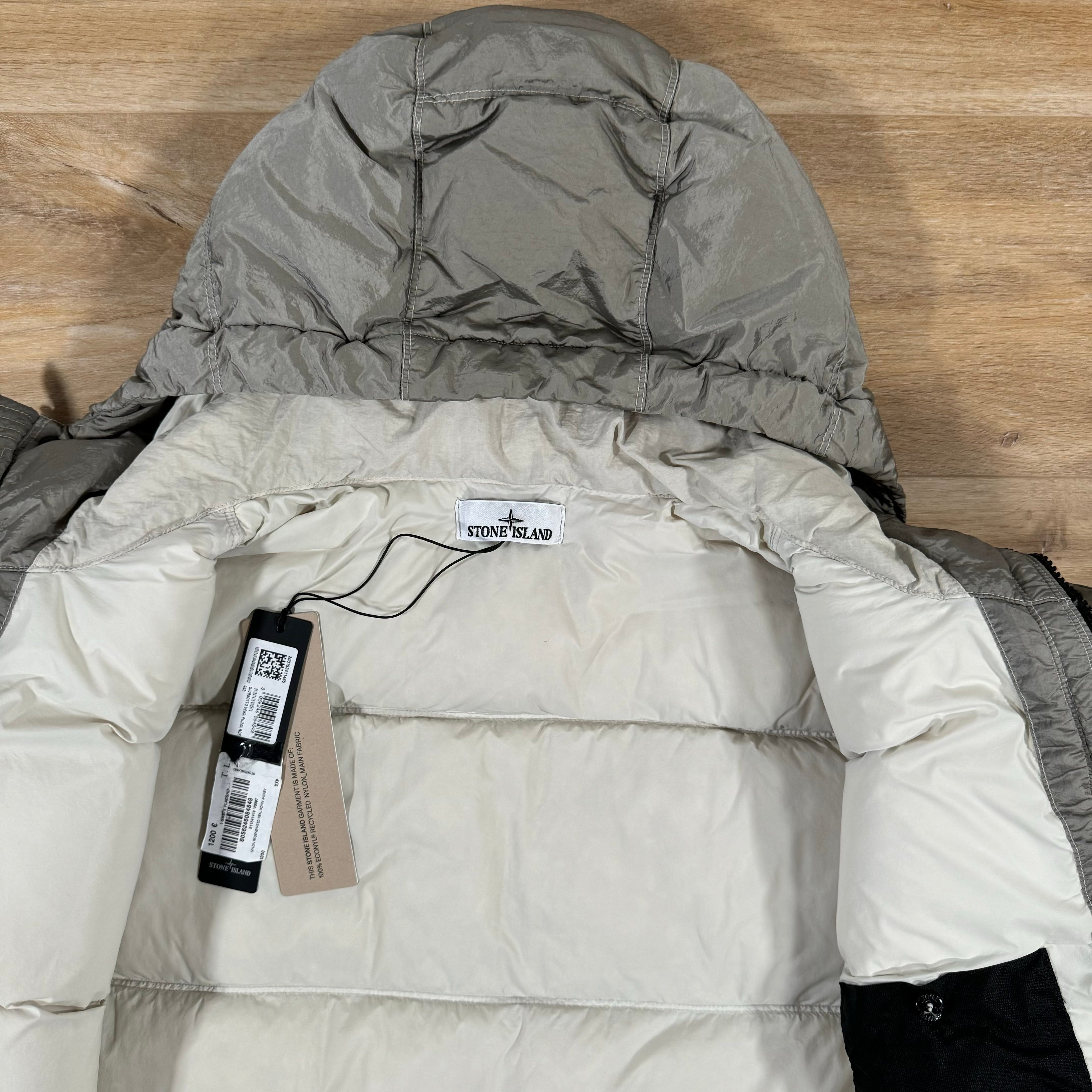 Stone Island Nylon Metal Down Jacket in Plaster Ironleague