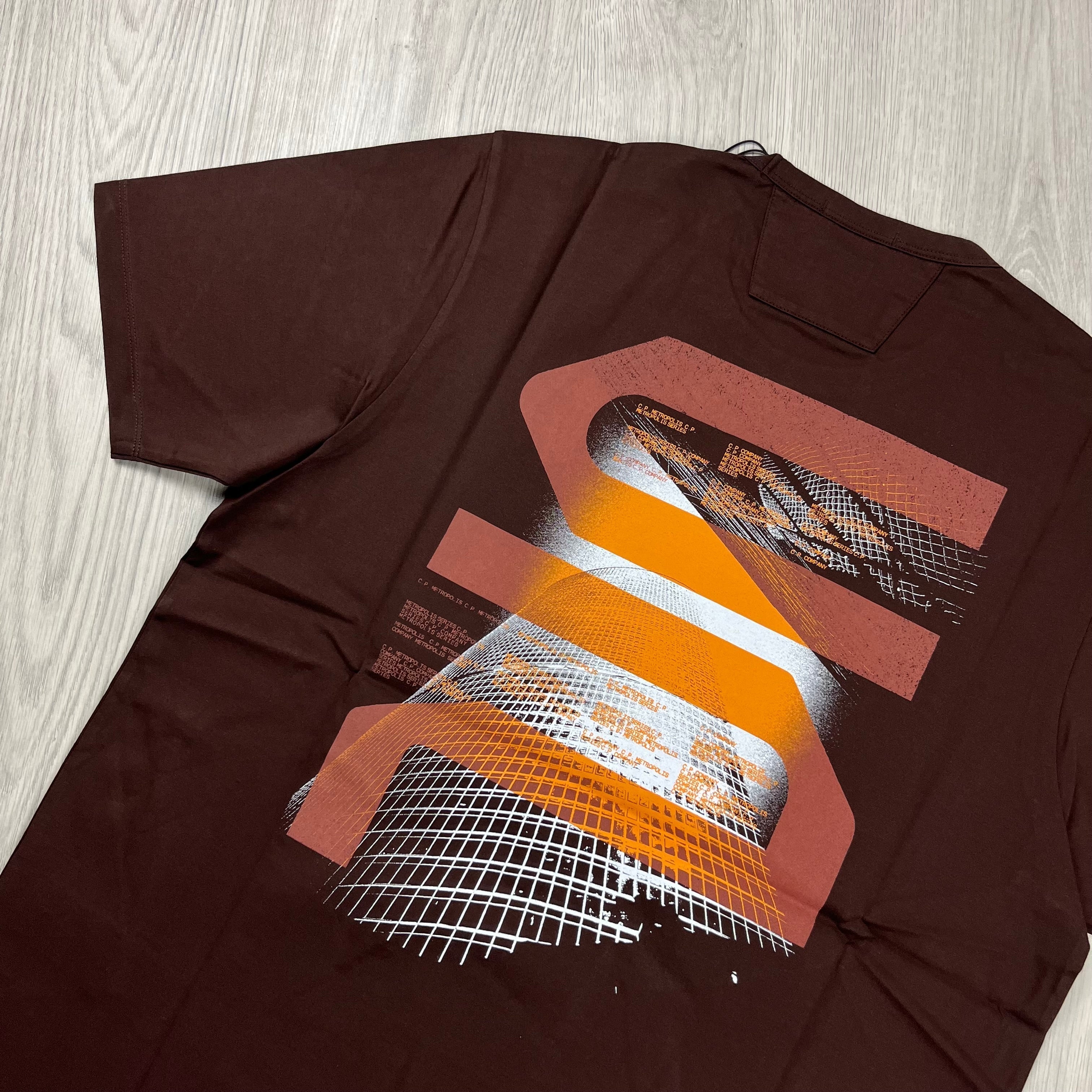 CP Company Metropolis T-Shirt - Rum Raisin Ironleague