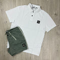 Stone Island Holiday Set - White/Sage Ironleague