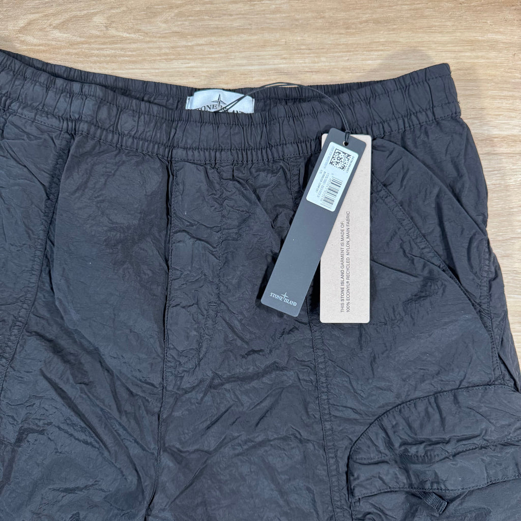 Stone Island Nylon Metal Bermuda Shorts in Black Ironleague