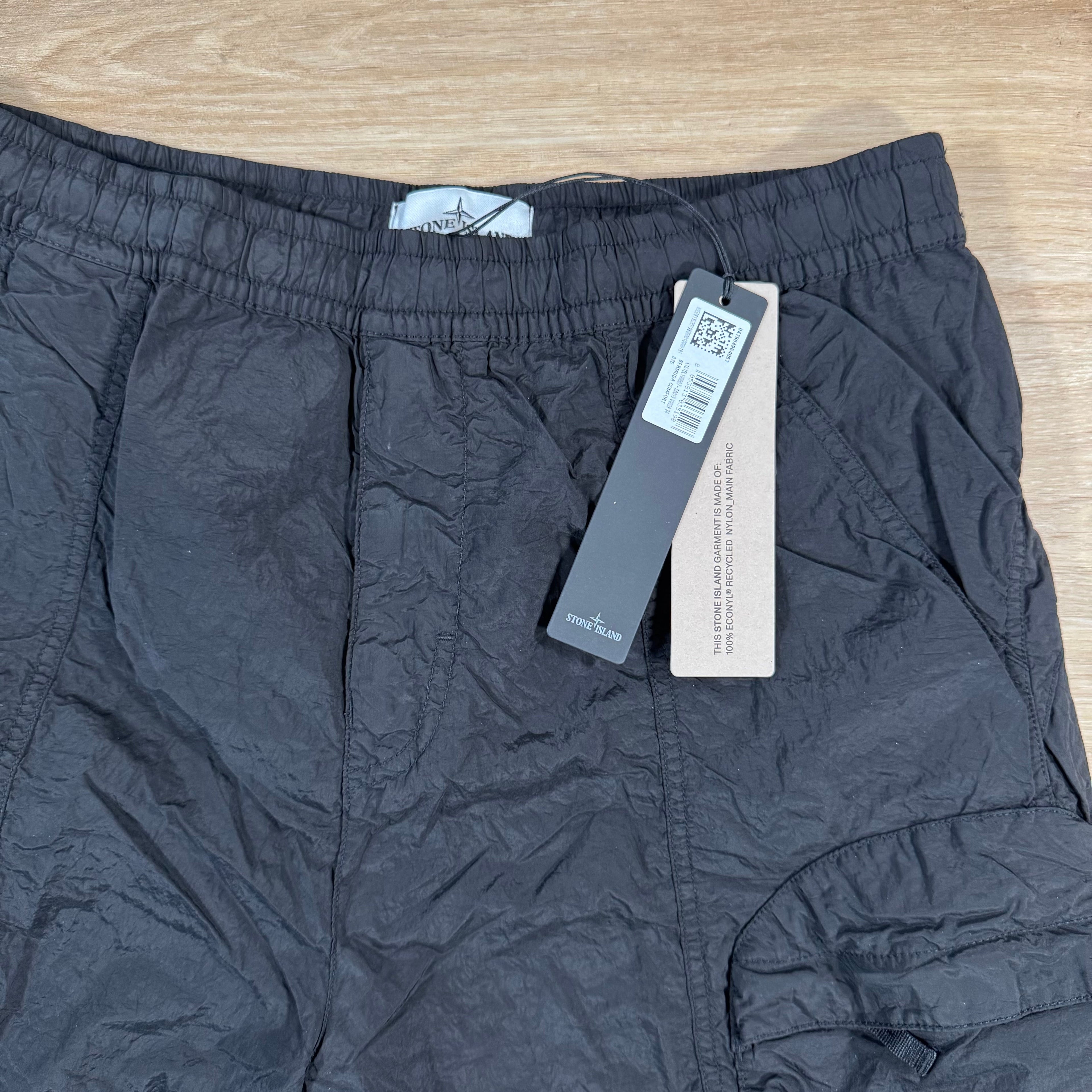 Stone Island Nylon Metal Bermuda Shorts in Black Ironleague