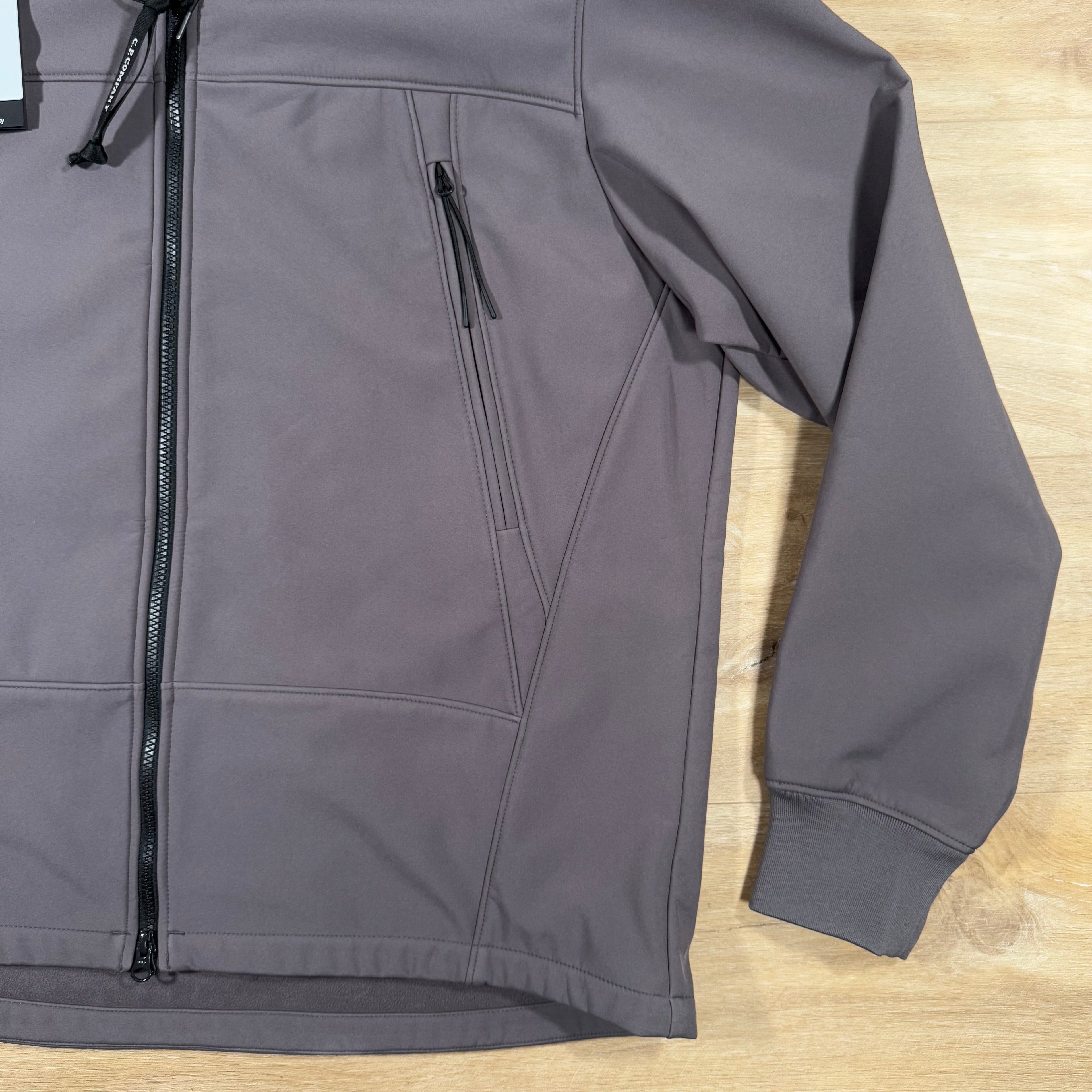 CP Company Shell-R Goggle Jacket in Violet Ironleague