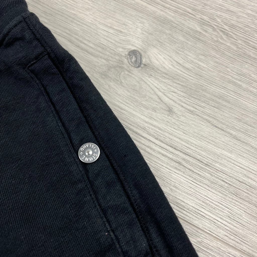 Stone Island Dyed Jersey Shorts - Black Ironleague