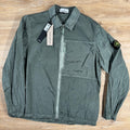 Stone Island Nylon Metal Overshirt in Sage Green Ironleague