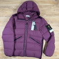 Stone Island Seamless Tunnel Down-TC Jacket in Burgundy Ironleague