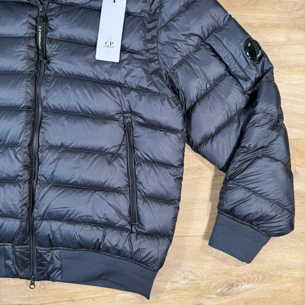 CP Company DD Shell Lens Down Jacket in Navy Ironleague